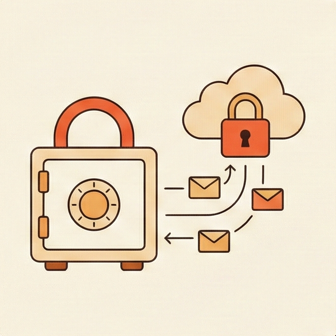 Lock icon representing AES-256 legal grade encryption